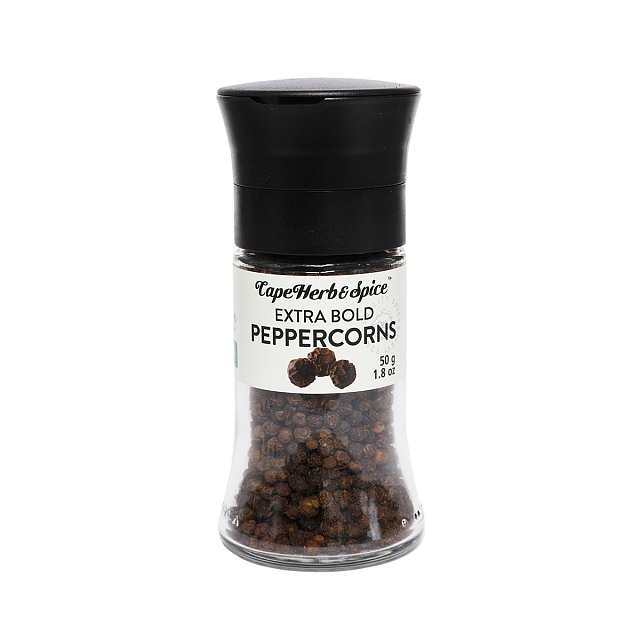 Специя Cape Herb Черный перец горошек в мини-мельнице