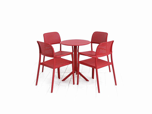 Стол обеденный Nardi Step Цвет: красный 