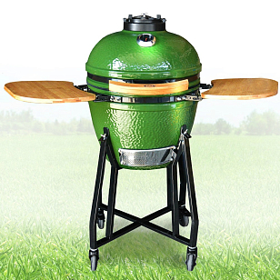 керамический гриль st grill 18" green для дачи