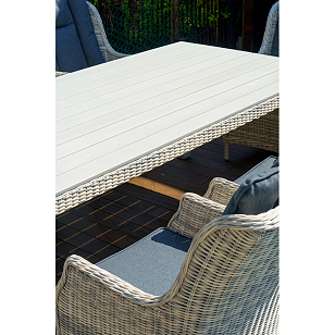 Обеденный стол Lite Venezia 180 серый, садовая мебель