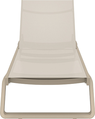 Шезлонг-лежак Siesta Contract Tropic Цвет: бежевый, садовая мебель