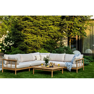 Лаунж зона из тика Joygarden Bungalow для дачи Лаунж зона из тика Joygarden Bungalow, садовая мебель