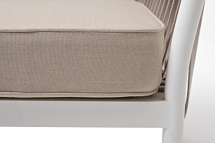 Кресло 4SIS Касабланка Цвет: белый муар, бежевый для дачи Кресло 4SIS Касабланка Цвет: белый муар, бежевый, садовая мебель