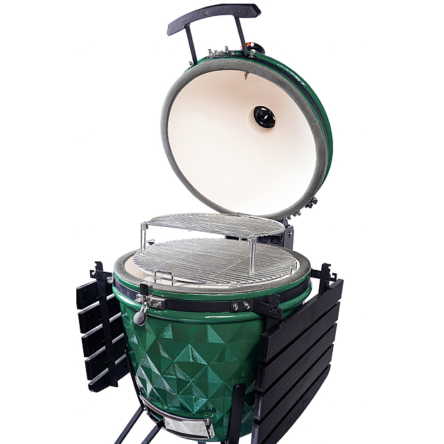 гриль керамический diamond egg xl pro цвет: зеленый