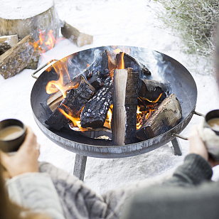 Чаша для костра La Hacienda Pittsburgh Medium для сада и загородного дома Чаша для костра La Hacienda Pittsburgh Medium, уличное оборудование