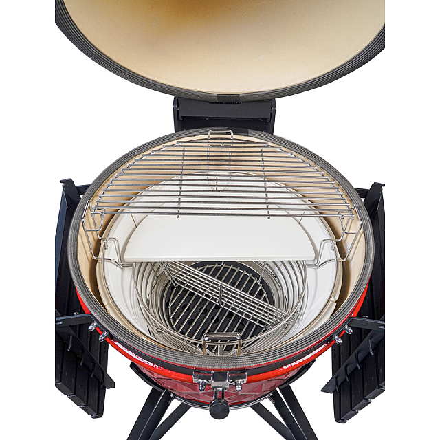 гриль керамический diamond egg xl pro цвет: красный