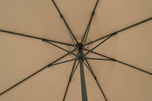 Зонт садовый 4SIS Джулия 3 х 3 м, центральная опора, тент бежевый, садовая мебель