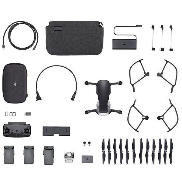 Квадрокоптер DJI Mavic Air Fly More Combo (Onyx Black, черный)