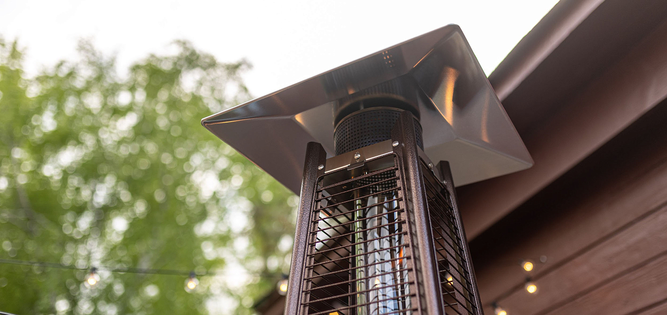 Уличный газовый обогреватель La Hacienda P1 Bronze 