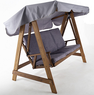 Качели Semka Floresta gray лиственница, садовая мебель