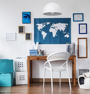 Кресло Siesta Contract Sunset Цвет: белый для дачи Кресло Siesta Contract Sunset Цвет: белый, садовая мебель