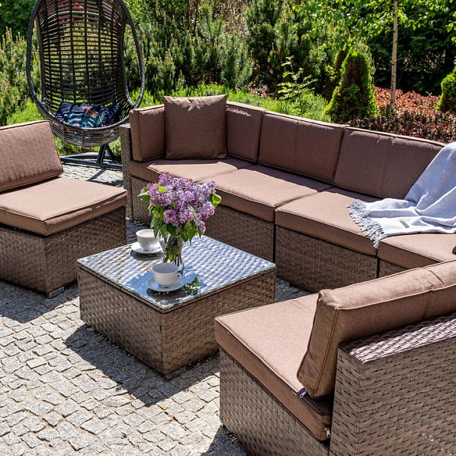 Комплект мебели из искусственного ротанга Lite Mia Brown 