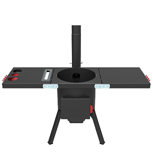 Боковые столики для печей Grillver под казан 480 К для сада