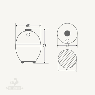 гриль керамический big green egg xlarge очень большой (диаметр решетки 61 см) для приготовления пищи Гриль керамический Big Green Egg XLarge ОЧЕНЬ БОЛЬШОЙ (диаметр решетки 61 см)