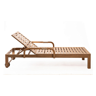 Шезлонг деревянный Joygarden Rimini с матрасом для дачи Шезлонг деревянный Joygarden Rimini с матрасом, садовая мебель