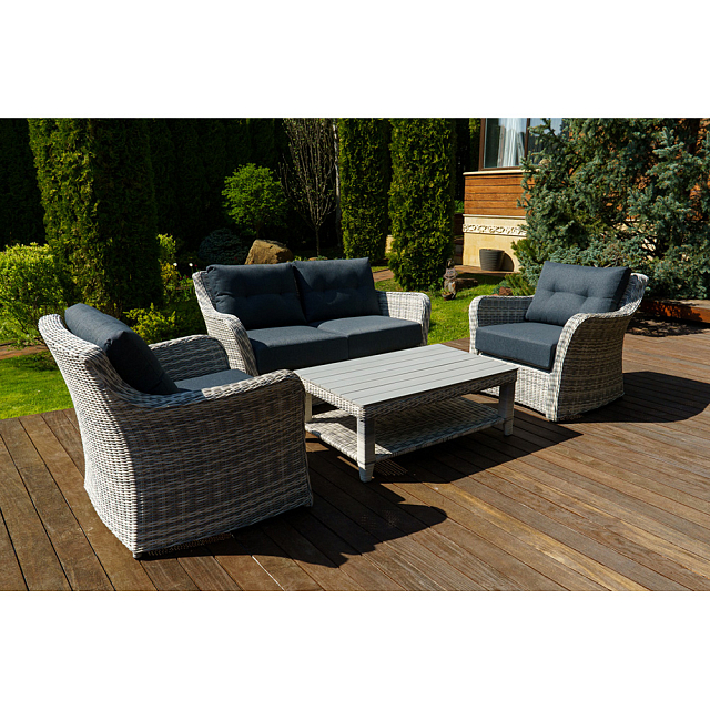 Диван двухместный Lite Venezia Цвет: серый 