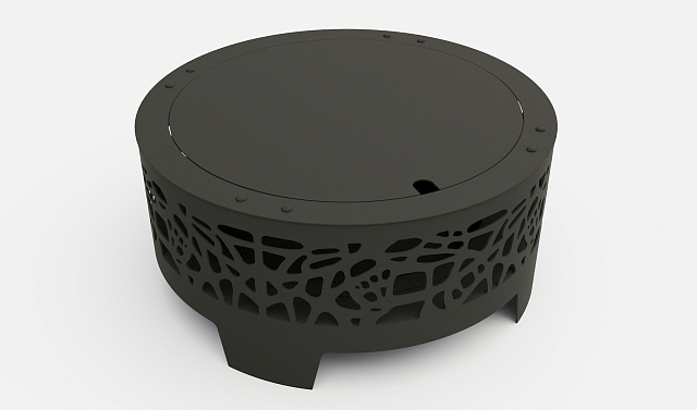 Уличный очаг Grey Stone Flamm Bubbles 