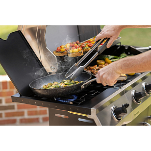 Набор инструментов Char-Broil Deluxe 2 шт. (лопатка + щипцы) для приготовления пищи Набор инструментов Char-Broil Deluxe 2 шт. (лопатка + щипцы) для сада