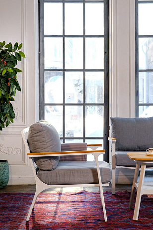 Лаунж зона Joygarden Concorde L белая для дачи Лаунж зона Joygarden Concorde L белая, садовая мебель