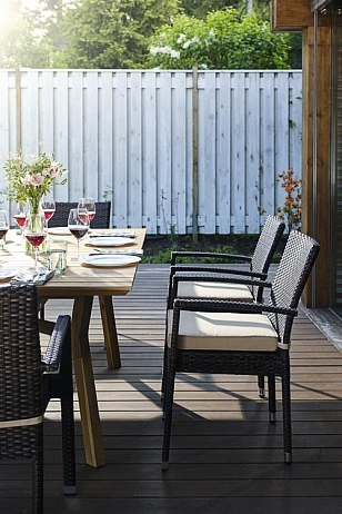 Обеденная группа Joygarden Modena 180 см на 6 персон со стульями, садовая мебель