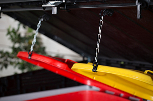 Высокий шкаф Keter Premiere XL 1150 л + 2 полки, садовая мебель