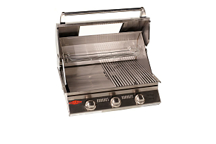 Гриль газовый встраиваемый Beefeater S3000S Series (3 горелки, нерж. сталь) для сада