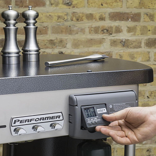 Угольный гриль Weber Performer Deluxe GBS, 57 см, черный для приготовления пищи угольный гриль weber performer deluxe gbs, 57 см, черный