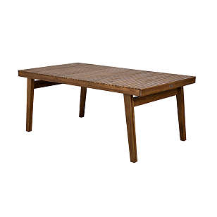 Стол обеденный раздвижной из акации Joygarden Mona 179/263 см, садовая мебель