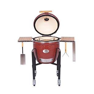 Керамический гриль Monolith Le Chef PRO 2.0 Red на ножках