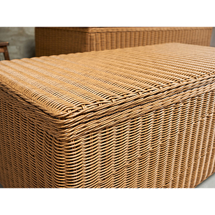 Набор из 2х сундуков Lite Karl 120 и 140 Цвет: соломенный, садовая мебель