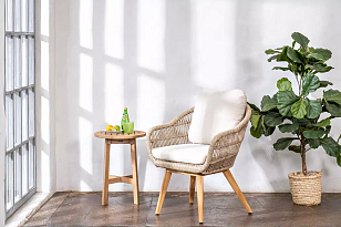 Кресло обеденное из тика Joygarden Talara, садовая мебель