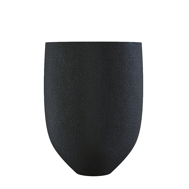 Кашпо Concretika Barrel Nero 