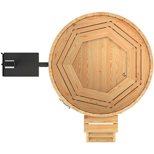 Купель с печкой Baltresto Thermowood Ø2.0 м, уличное оборудование