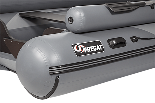 Лодка ПВХ Фрегат 420 Air F (НДНД) серая для отдыха за городом Лодка ПВХ Фрегат 420 Air F (НДНД) серая для хобби и пикника