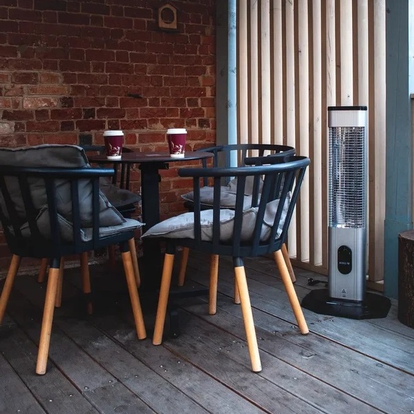 Уличный электрический обогреватель Luxeva TS silver 2000 