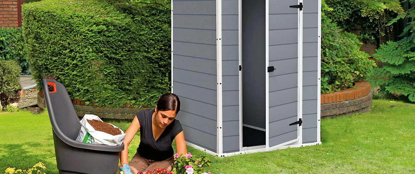 Пластиковый сарай Keter Manor 4x3 