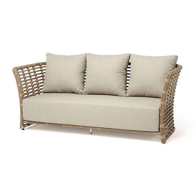 Диван 4SIS Валенсия 3-местный Цвет: соломенный 