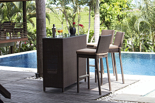 Стул барный с подушкой Skyline Design OPAL 22709, садовая мебель