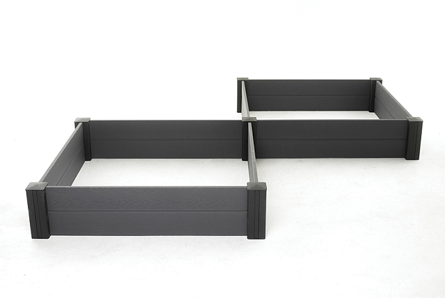 Кашпо-грядка Keter Vista Modular Garden Bed 2 pack Цвет: серый 