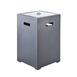 Уличный газовый камин Clifton Compact Square Slate, уличное оборудование