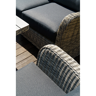 Лаунж зона Lite Venezia (2 дивана, 2 стола, 2 кресла) Цвет: серый, садовая мебель