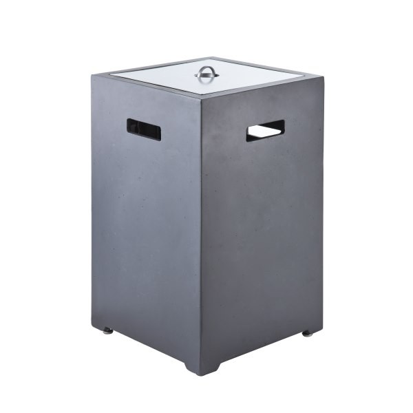 Уличный газовый камин Clifton Compact Square Slate 