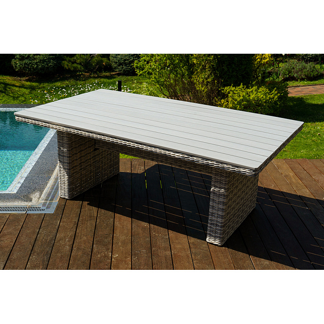 Лаунж стол Lite Venezia 180 серый 