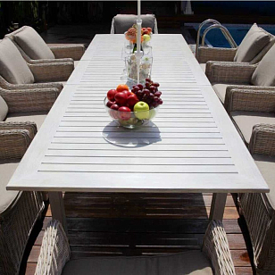 Раскладной стол Lite Toscana бежевый, садовая мебель