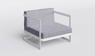 Лаунж зона Gardenini Villino White, садовая мебель