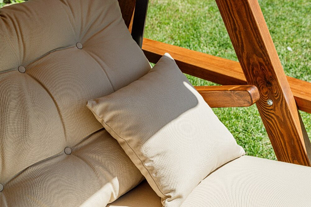 Качели трёхместные Lite Lyon с песочными подушками 