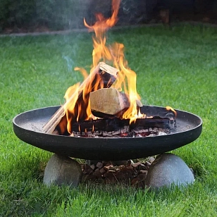 Чугунная чаша для огня без основания Concretika Iron A 60, уличное оборудование