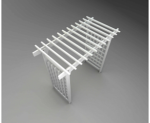 Пергола Leda Прямая XL, уличное оборудование