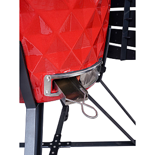 гриль керамический diamond egg xl pro цвет: красный для приготовления пищи гриль керамический diamond egg xl pro цвет: красный для дачи