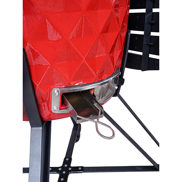 гриль керамический diamond egg xl pro цвет: красный